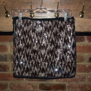 Rachel Roy Sequin Mini Skirt - Sz 0